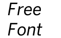 Benton Sans Italic Benton Sans Italic
