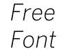 Benton Sans Light Italic