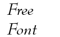 Bernhard Modern Italic BT Bernhard Modern Italic BT