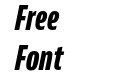 Bernina Sans Compressed Extrabold Italic Bernina Sans Compressed Extrabold Italic