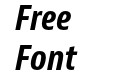 Bernina Sans Condensed Bold Italic Bernina Sans Condensed Bold Italic