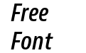Bernina Sans Condensed Semibold Italic Bernina Sans Condensed Semibold Italic