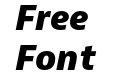 Bernina Sans Extrabold Italic