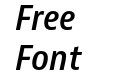 Bernina Sans Narrow Semibold Italic Bernina Sans Narrow Semibold Italic