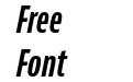 Bernino Sans Compressed Bold Italic