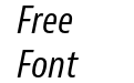 Bernino Sans Condensed Regular Italic Bernino Sans Condensed Regular Italic