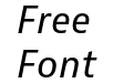 Bernino Sans Italic