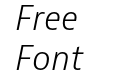 Bernino Sans Light Italic
