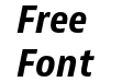 Bernino Sans Narrow Bold Italic