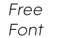 Beround Light Italic Beround Light Italic