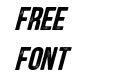 Blackside Rust Bold Italic