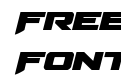 Bomber Escort Expanded Italic Bomber Escort Expanded Italic