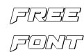 Bomber Escort Outline Italic Bomber Escort Outline Italic