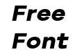 Bornia Black Italic