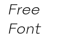 Bornia Light Italic Bornia Light Italic