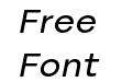 Bornia Medium Italic Bornia Medium Italic