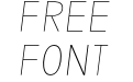 Bosque Thin Italic Bosque Thin Italic