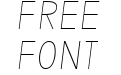 Bosque Thin Italic
