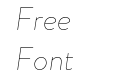 Brandon Grotesque Thin Italic Brandon Grotesque Thin Italic
