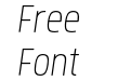 Brilk Extra Light Italic