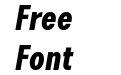 Brossa Condensed Black Italic Brossa Condensed Black Italic