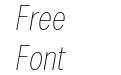 Brossa Condensed Extra Light Italic Brossa Condensed Extra Light Italic
