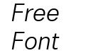 Brossa Italic Brossa Italic