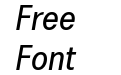 Brossa Semi Condensed Medium Italic Brossa Semi Condensed Medium Italic