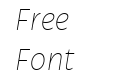 Bruna Extra Light Italic
