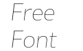 Bw Glenn Sans DEMO Hairline Italic Bw Glenn Sans DEMO Hairline Italic