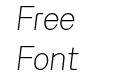 Byotone Thin Italic Byotone Thin Italic