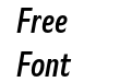 CA Slalom Compressed Medium Italic CA Slalom Compressed Medium Italic