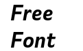 CA Slalom Condensed Bold Italic