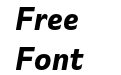 CA Slalom Condensed Heavy Italic