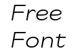 CA Slalom Extended Light Italic CA Slalom Extended Light Italic