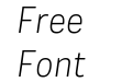 CA Zentrum Condensed Light Italic
