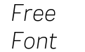 CA Zentrum Light Italic CA Zentrum Light Italic