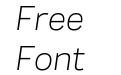 CA Zentrum Wide Light Italic CA Zentrum Wide Light Italic