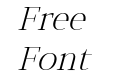 CF Lokira Demo Italic CF Lokira Demo Italic