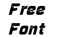 CF Notche Black Italic CF Notche Black Italic