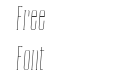 CONQUEST Slab serif Thin Italic Italic