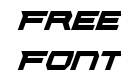 Lethal Force Condensed Italic