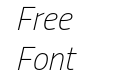 Cairo Extra Light Italic Cairo Extra Light Italic