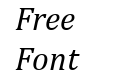 Cambria W02 Italic Cambria W02 Italic