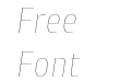 Cantiga Thin Italic Cantiga Thin Italic
