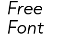 Capitana Light Italic Capitana Light Italic