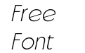 Carltine Extra Light Italic Carltine Extra Light Italic