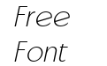 Carltine Extra Light Italic Carltine Extra Light Italic