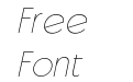 Carltine Thin Italic