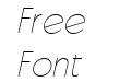 Carltine Thin Italic Carltine Thin Italic